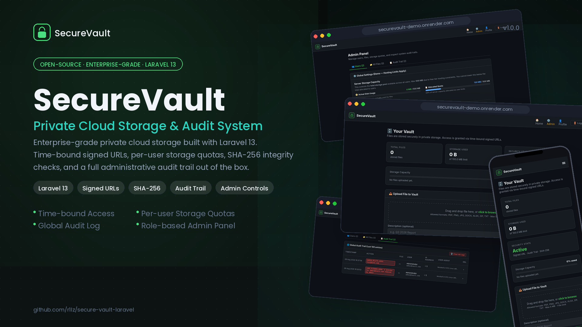 Secure Vault Banner